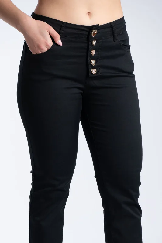 Τζιν Παντελόνι Κουμπιά Καρδιές