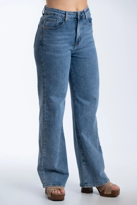 Jeans High Waist Straight Leg