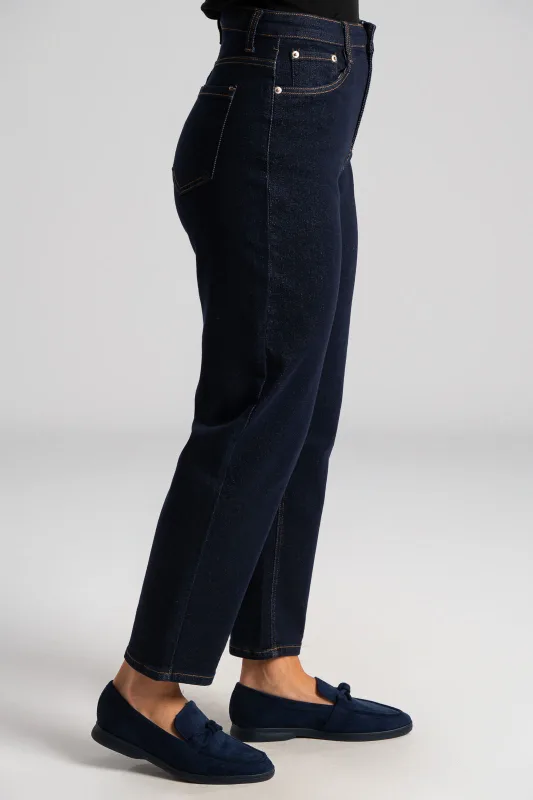 Τζιν Παντελόνι Ψηλόμεσο Mom Fit