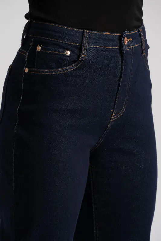 Τζιν Παντελόνι Ψηλόμεσο Mom Fit