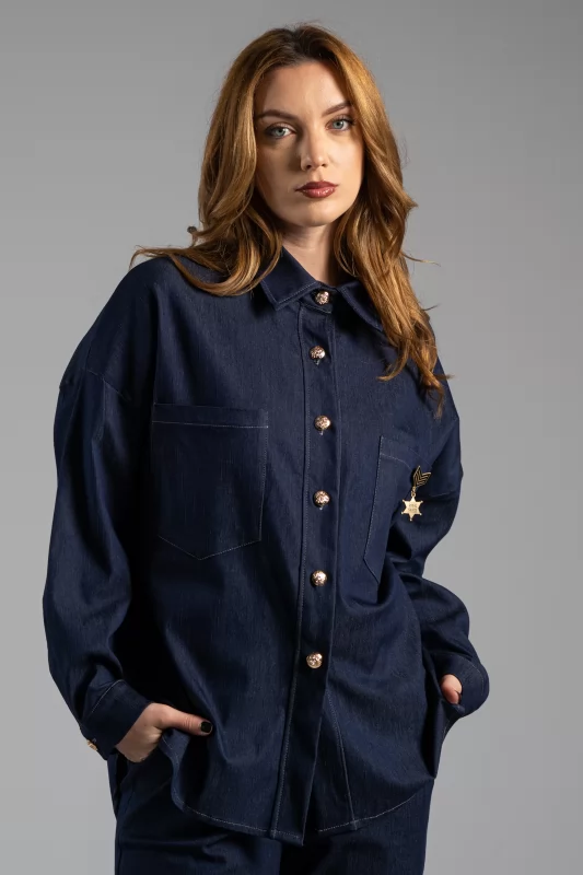 Jeans Shirt Pin