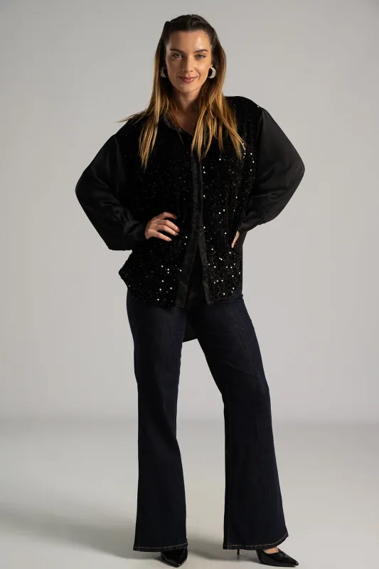 Jeans High-Waist Light Bell Bottom 