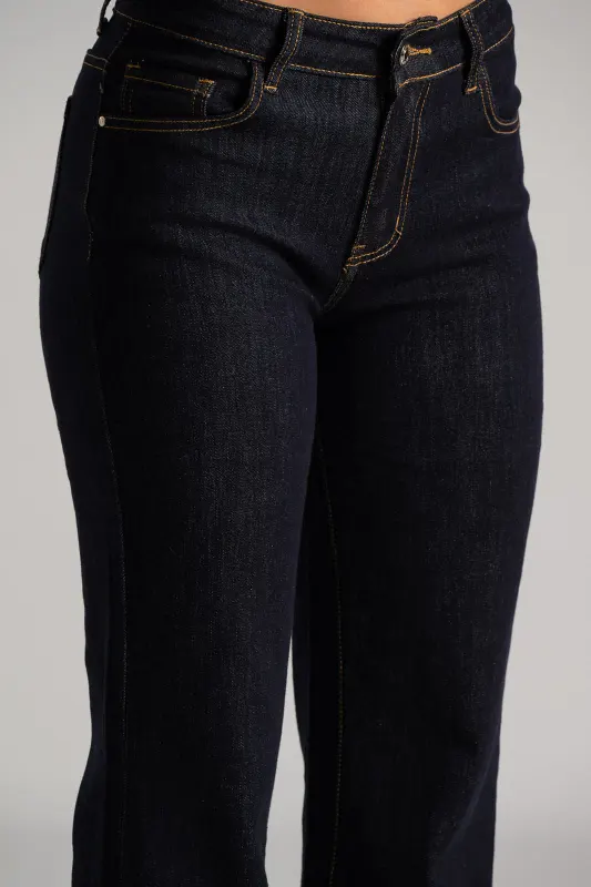 Jeans High-Waist Light Bell Bottom 