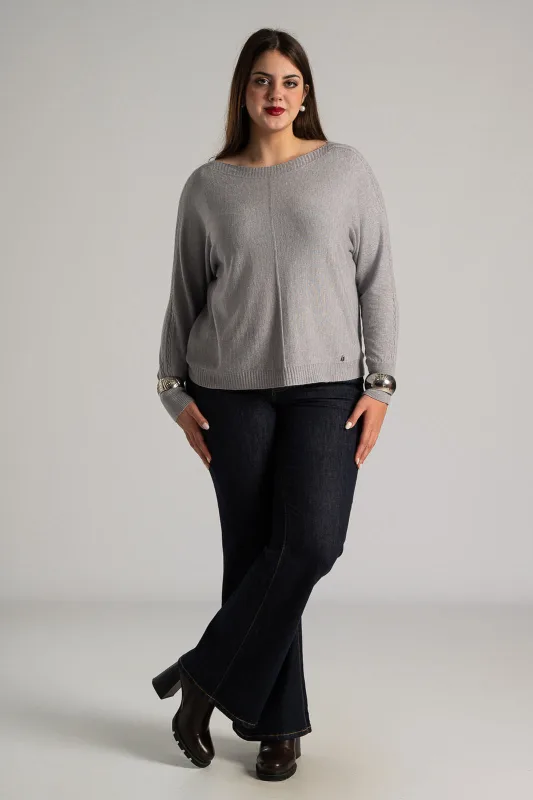 Jeans High-Waist Light Bell Bottom 