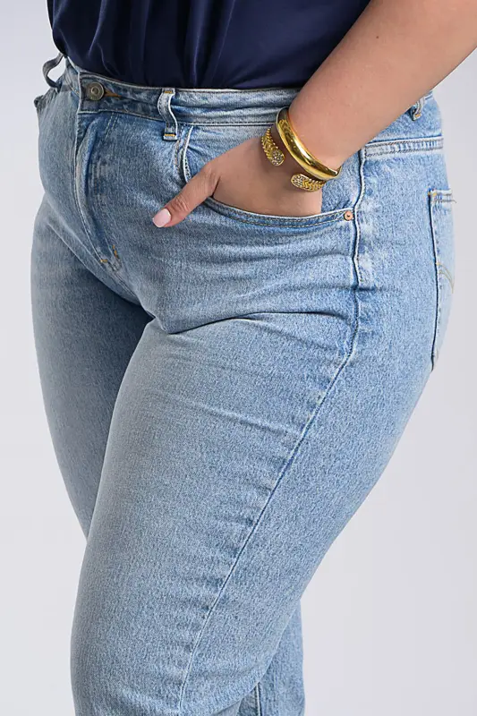 Τζιν Ψηλόμεσο Mom Fit