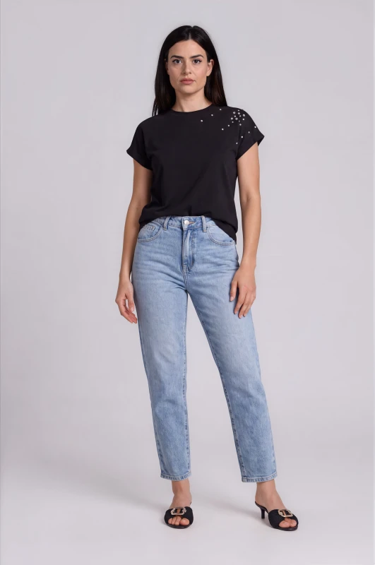 Τζιν Ψηλόμεσο Mom Fit