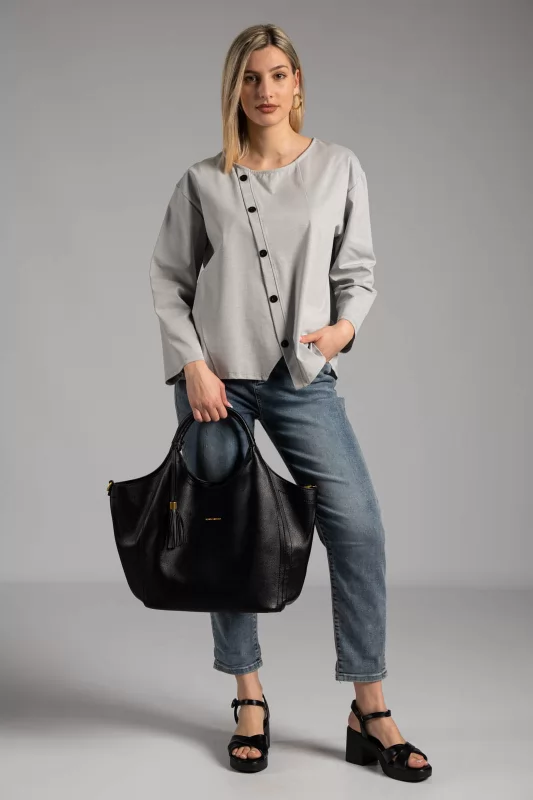 Jeans Push Up High Waist Belt