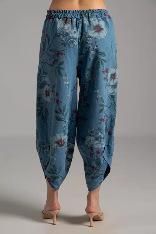 Τζιν Σαλβάρι Floral