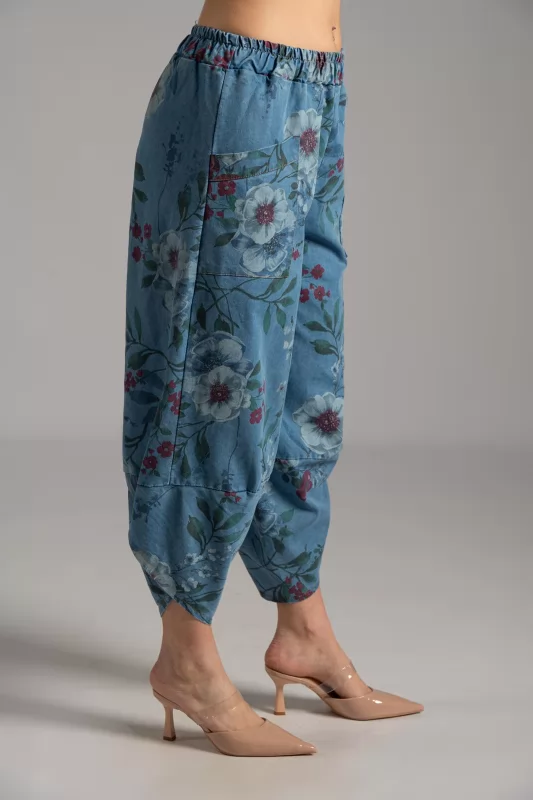 Τζιν Σαλβάρι Floral