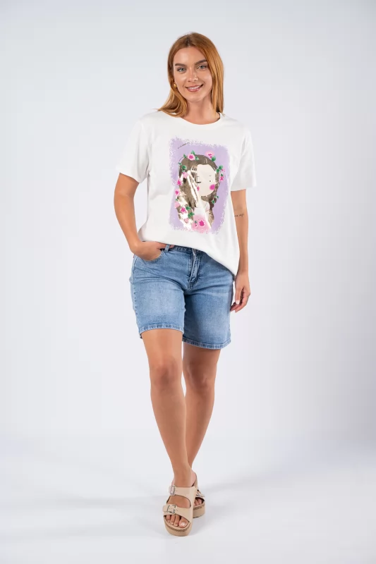 Τζιν Shorts Light Blue
