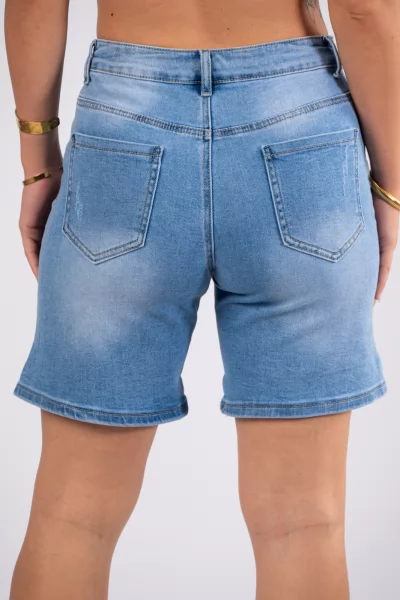 Τζιν Shorts Σκισίματα Denim