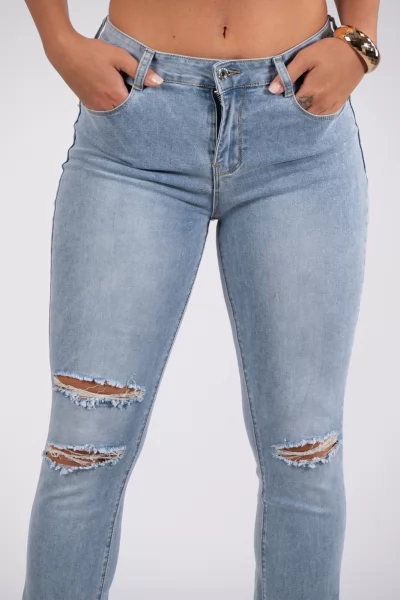 Jean Tears Light Blue