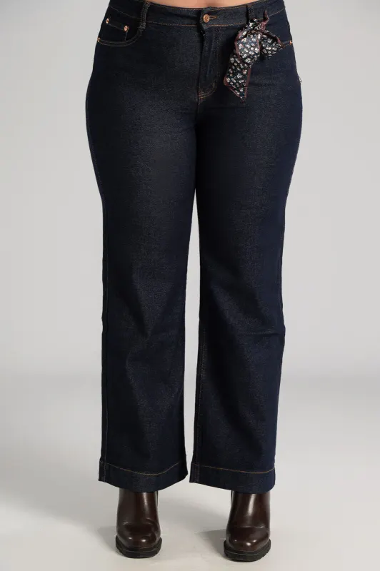 Τζιν Straight Leg Εξωτερικές Ραφές