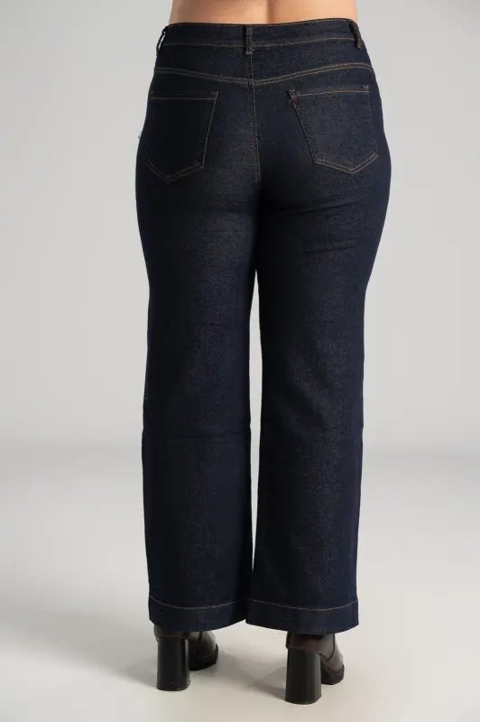 Τζιν Straight Leg Εξωτερικές Ραφές