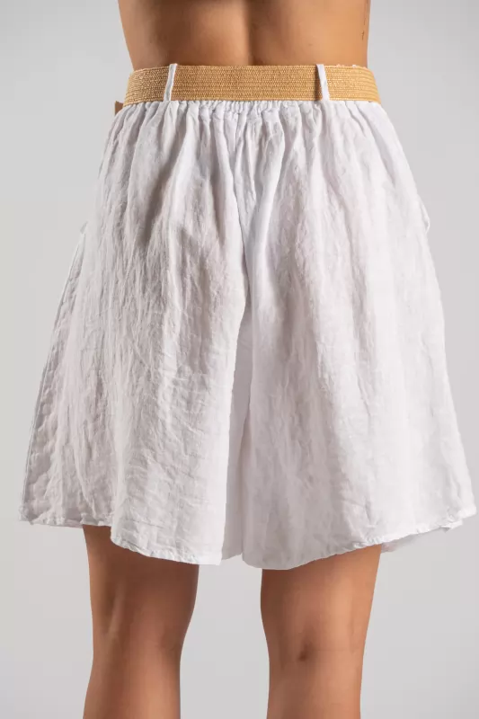 Bermuda Linen Pleat