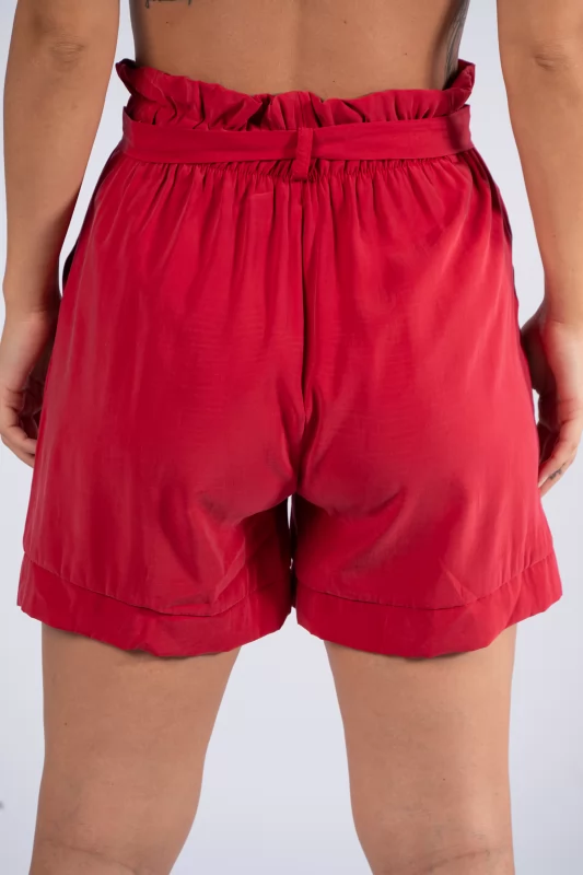 Βερμούδα Paperbag Red