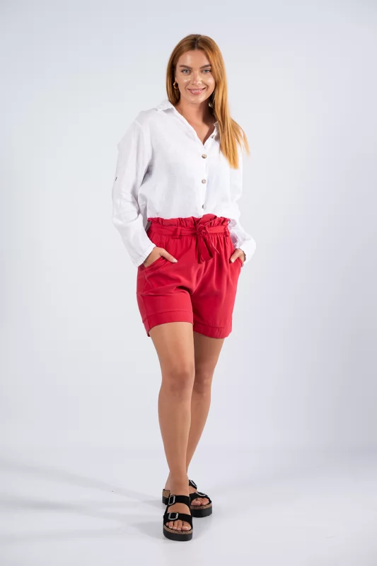 Βερμούδα Paperbag Red