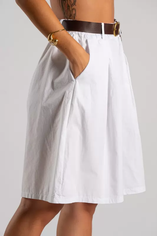 Bermuda Pleats Cotton Belt
