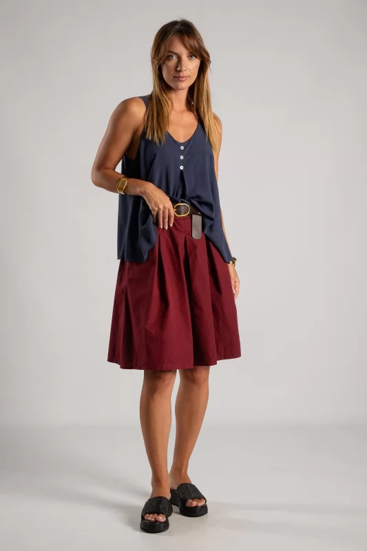 Bermuda Pleats Cotton Belt