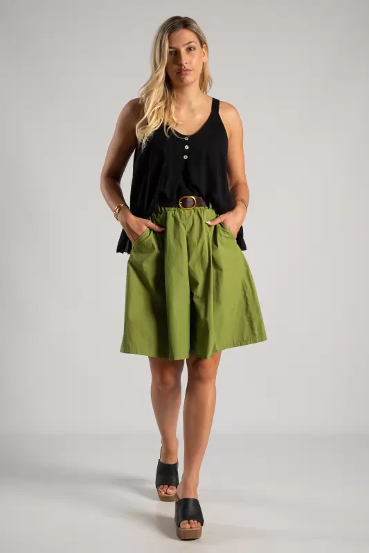 Bermuda Pleats Cotton Belt