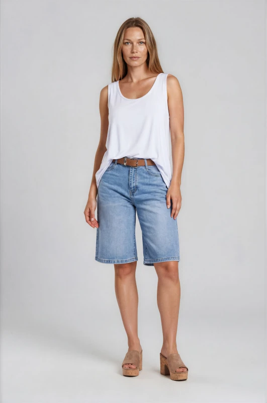 Bermunda Jean With Belt