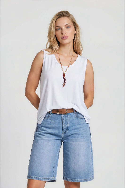 Bermunda Jean With Belt