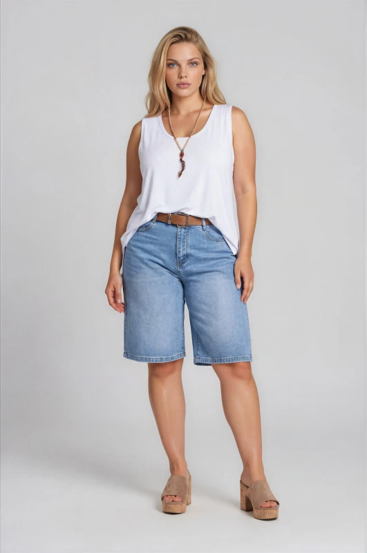 Bermunda Jean With Belt