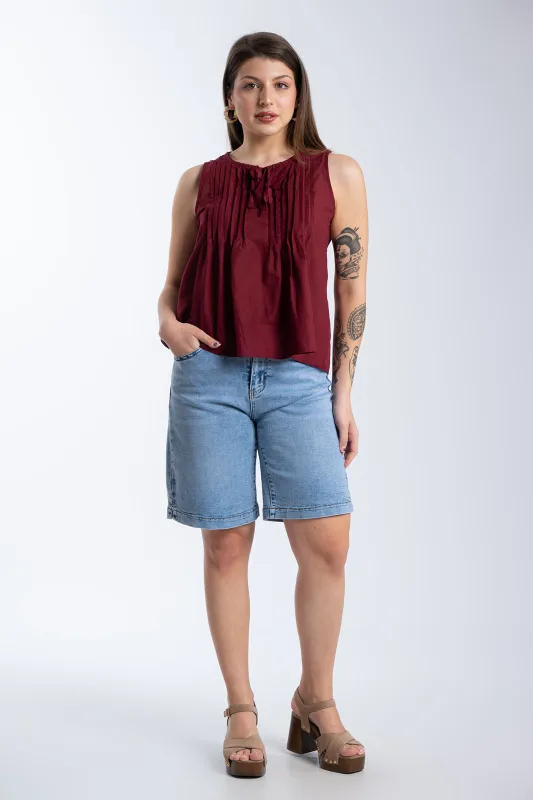 Jean Shorts Washed Effect