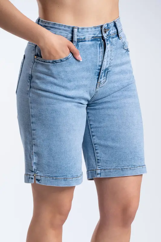 Jean Shorts Washed Effect