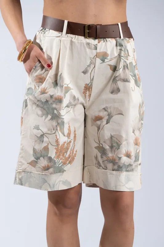 Βερμούδα Βαμβακερή Floral Chloe