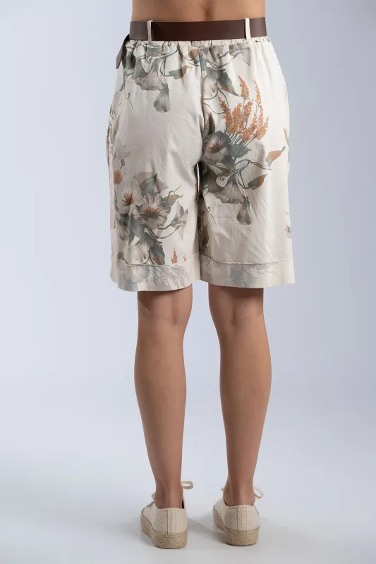 Βερμούδα Βαμβακερή Floral Chloe