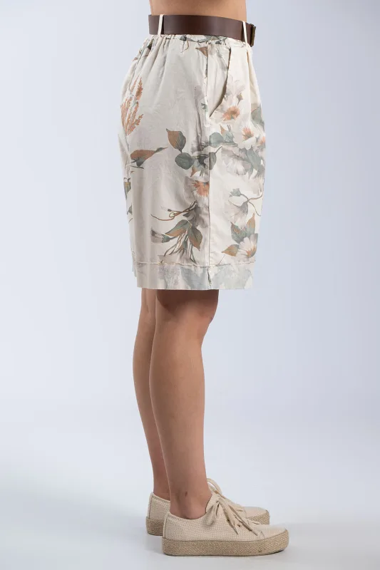 Βερμούδα Βαμβακερή Floral Chloe