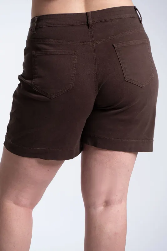 Βερμούδα Βαμβακερή Μονόχρωμη Ζώνη