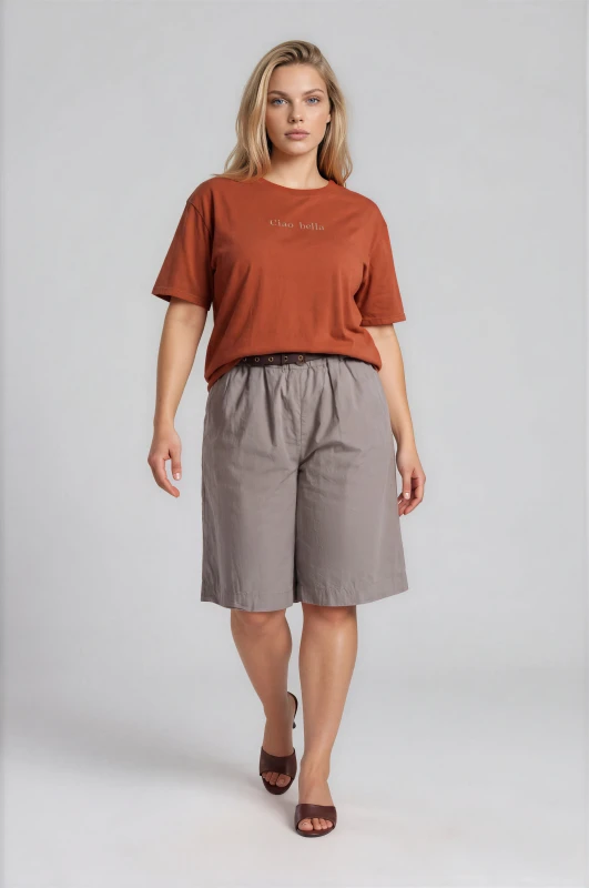 Βερμούδα Βαμβακερή Oversized