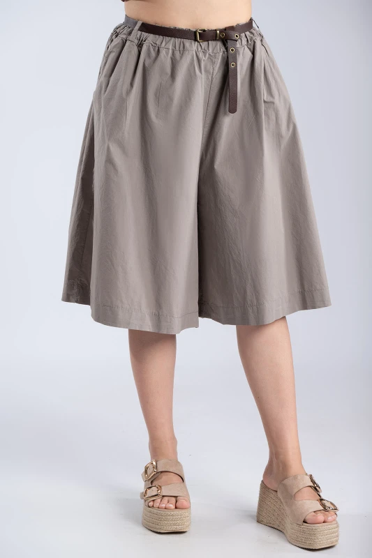 Oversized Cotton Bermuda 