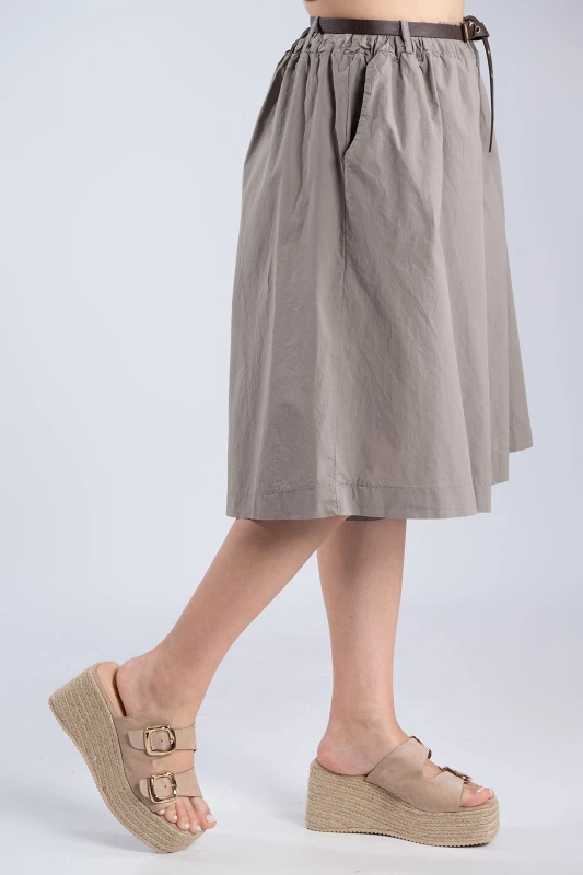 Oversized Cotton Bermuda 
