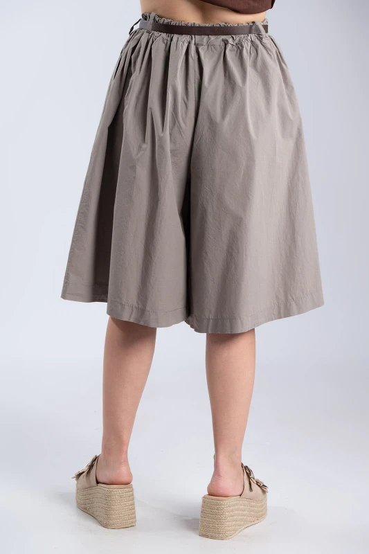 Oversized Cotton Bermuda 