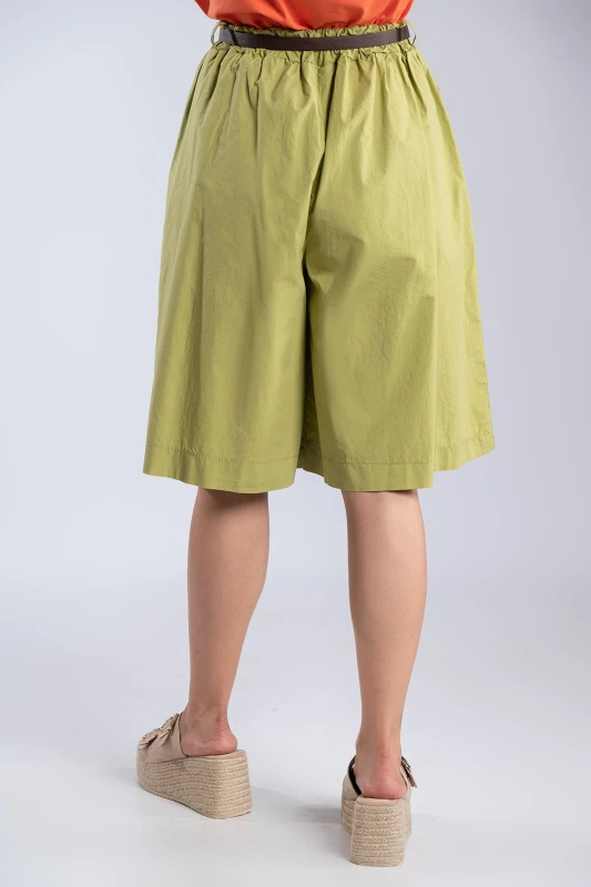 Oversized Cotton Bermuda 