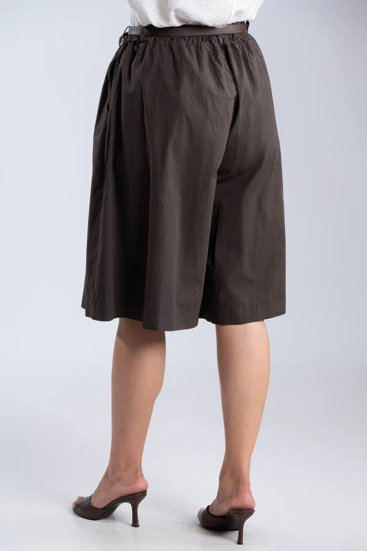 Oversized Cotton Bermuda 