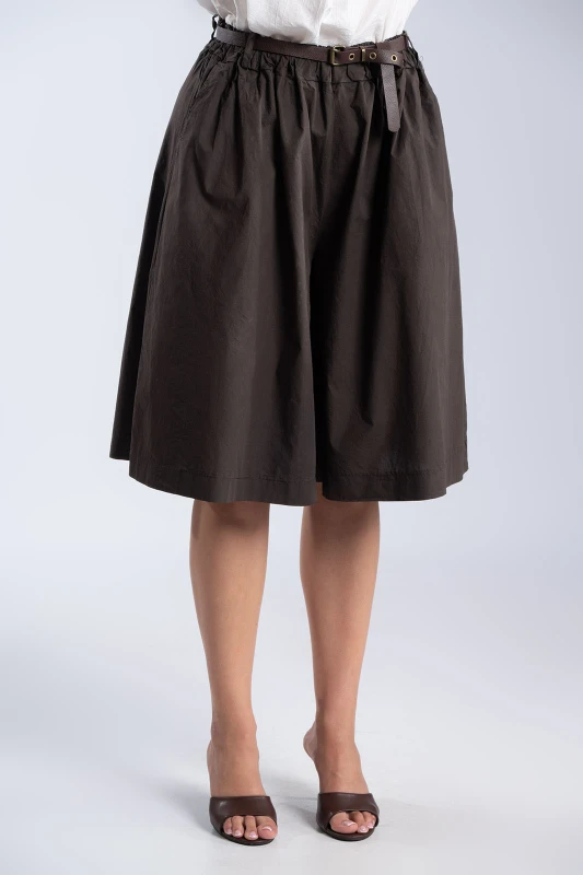 Oversized Cotton Bermuda 