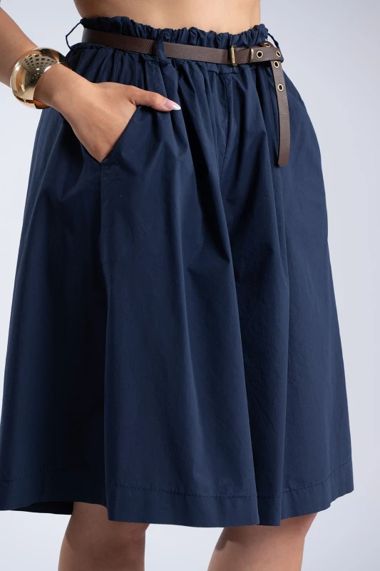 Oversized Cotton Bermuda 