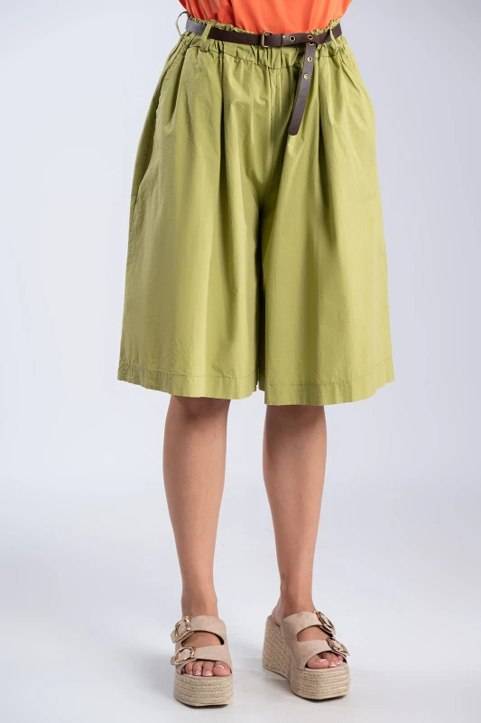 Oversized Cotton Bermuda 