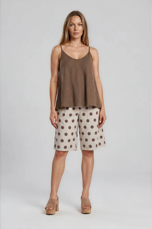 Cotton Polka Dot Bermouda 