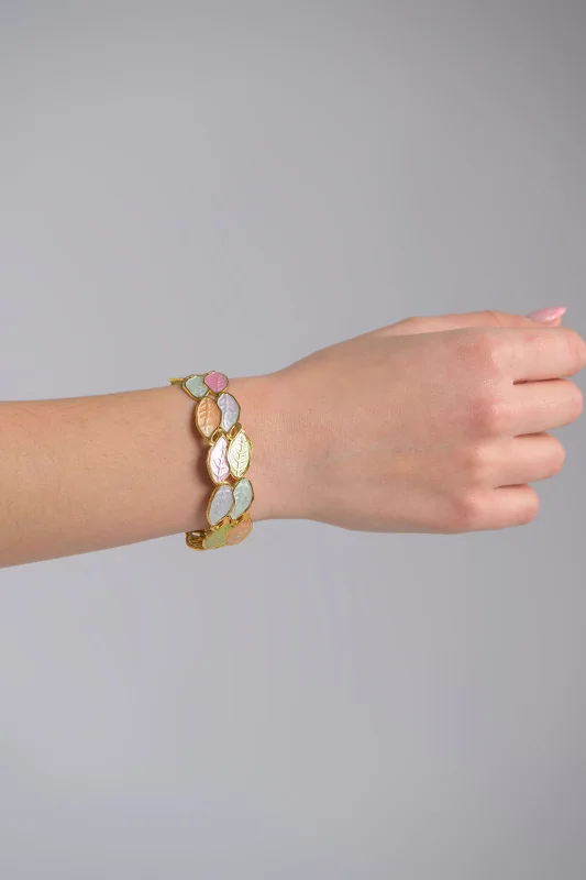 Βραχιόλι Cuff Leaves