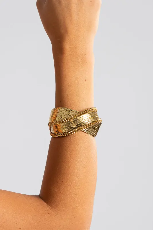 Βραχιόλι Cuff Χιαστί Trux