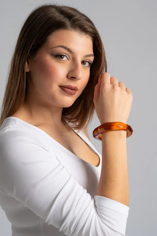 Bracelet Boned Polygon  