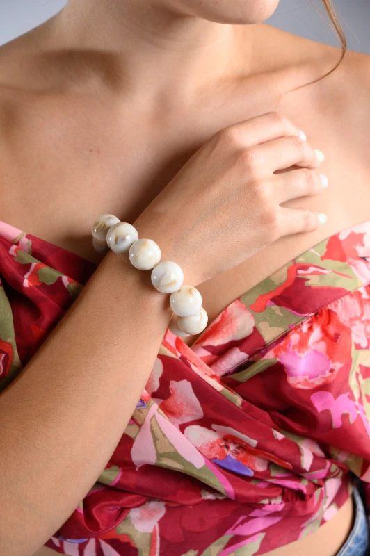 Bracelet Marble Beads 