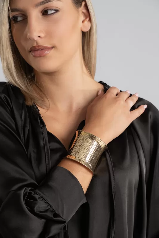 Bracelet With Embossed Details