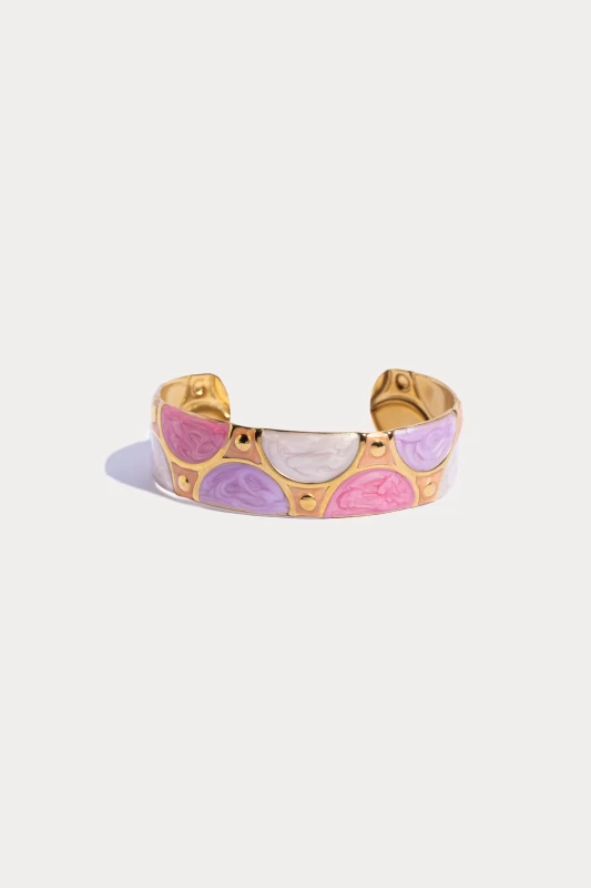 Handcuff Bracelet Multicolor Semicircles