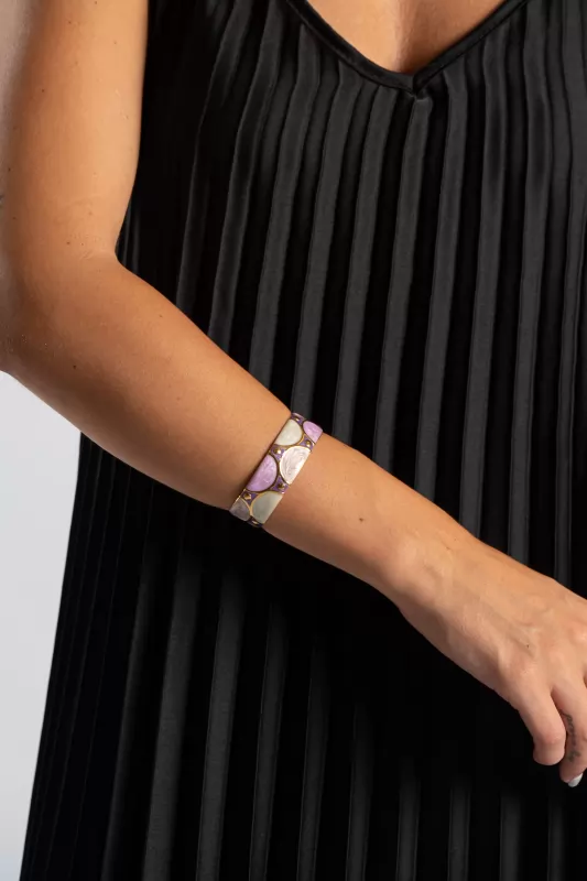 Handcuff Bracelet Multicolor Semicircles